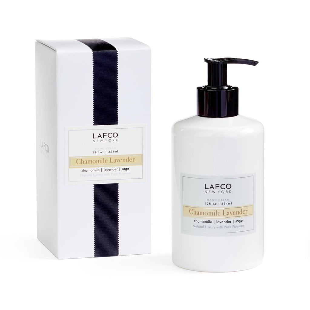 LAFCO New York Hand Cream Chamomile Lavender – 12 oz | Hypoallergenic & Cruelty-Free