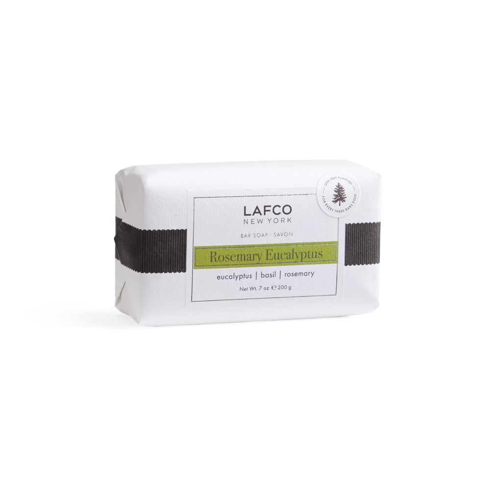 LAFCO New York Bar Soap Rosemary Eucalyptus – Ultra-Hydrating, All Skin Types, 7 oz