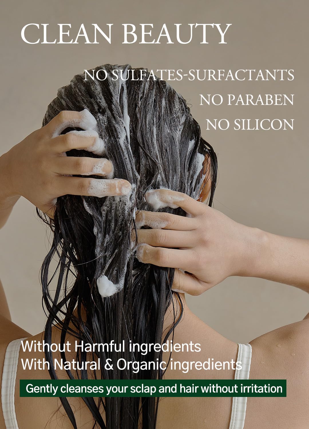 Laferme Laminaria Shampoo with Organic Ingredients – Korean Clarifying, Hydrating & Strengthening, Sulfate & Paraben-Free, 16.9 oz, Pine Eucalyptus