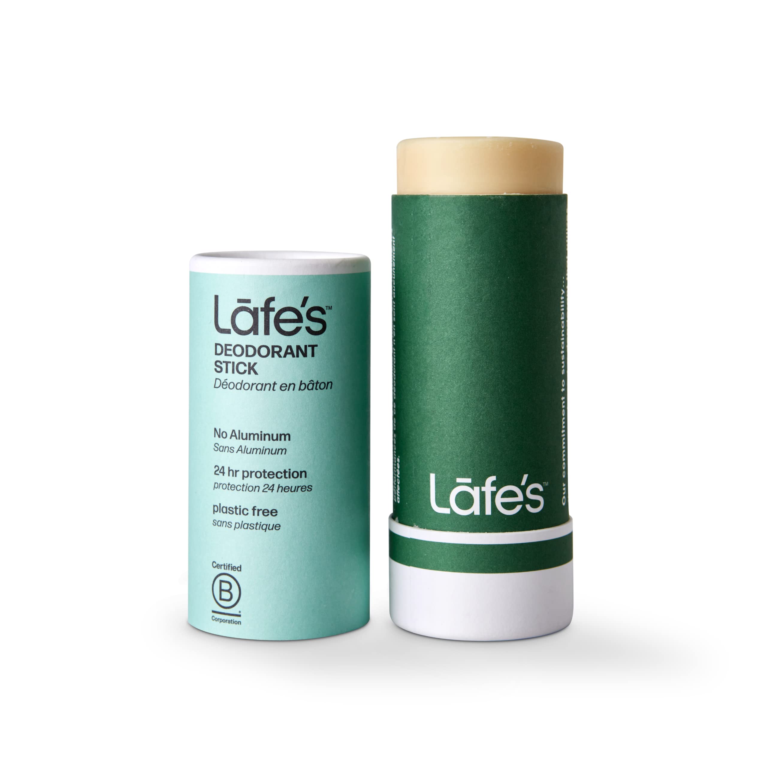 Lafe's Cedar & Lime Deodorant | Plastic-Free Paper Packaging | 24-Hour Protection