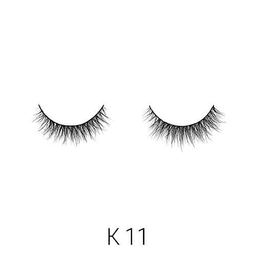 Laflare 3D 100% Real Mink Eyelashes K11 – Luxurious Handmade, Lightweight & Natural Look