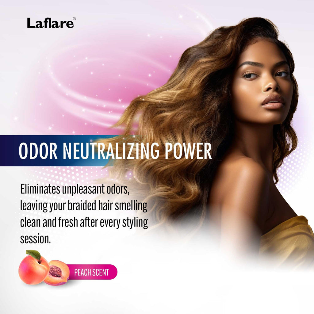 Laflare Cooling Spray for Braiding, Wig & Weaving – Instant Temperature Relief & Itch Comfort (80 ml)