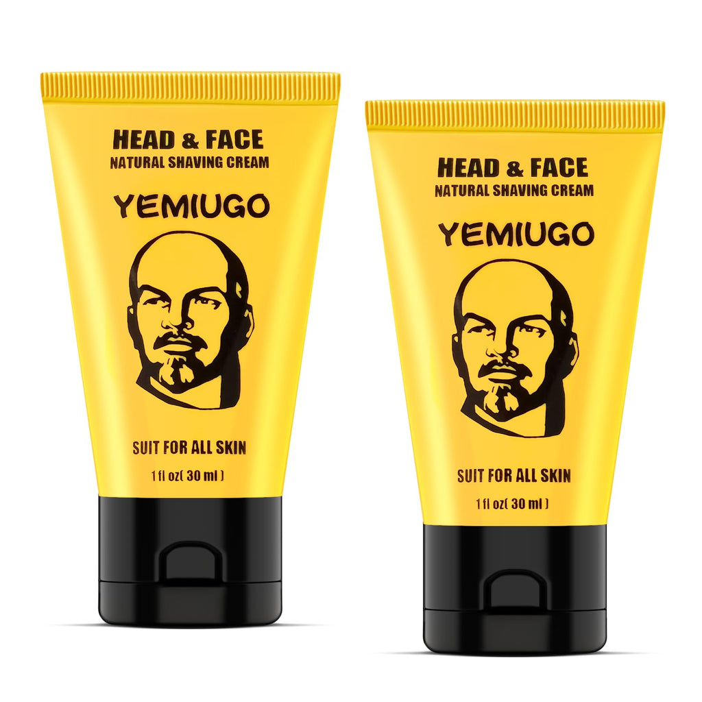 Lagogia Bee Shaving Cream – Light, Smooth Shave for Face & Head, 2-Pack (2 x 30ml)