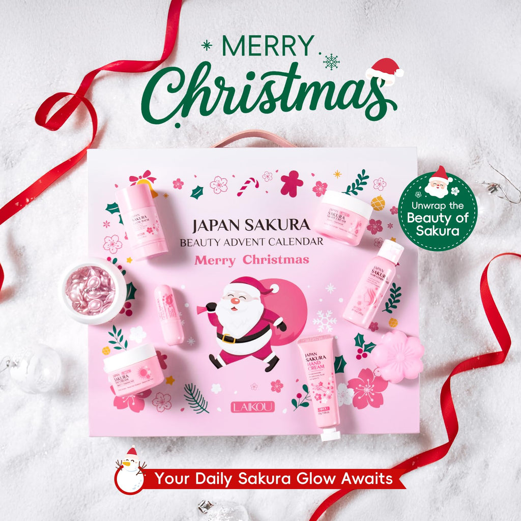 LAIKOU Japan Sakura Beauty Advent Calendar 2025 — 24 Days of Skincare Surprises
