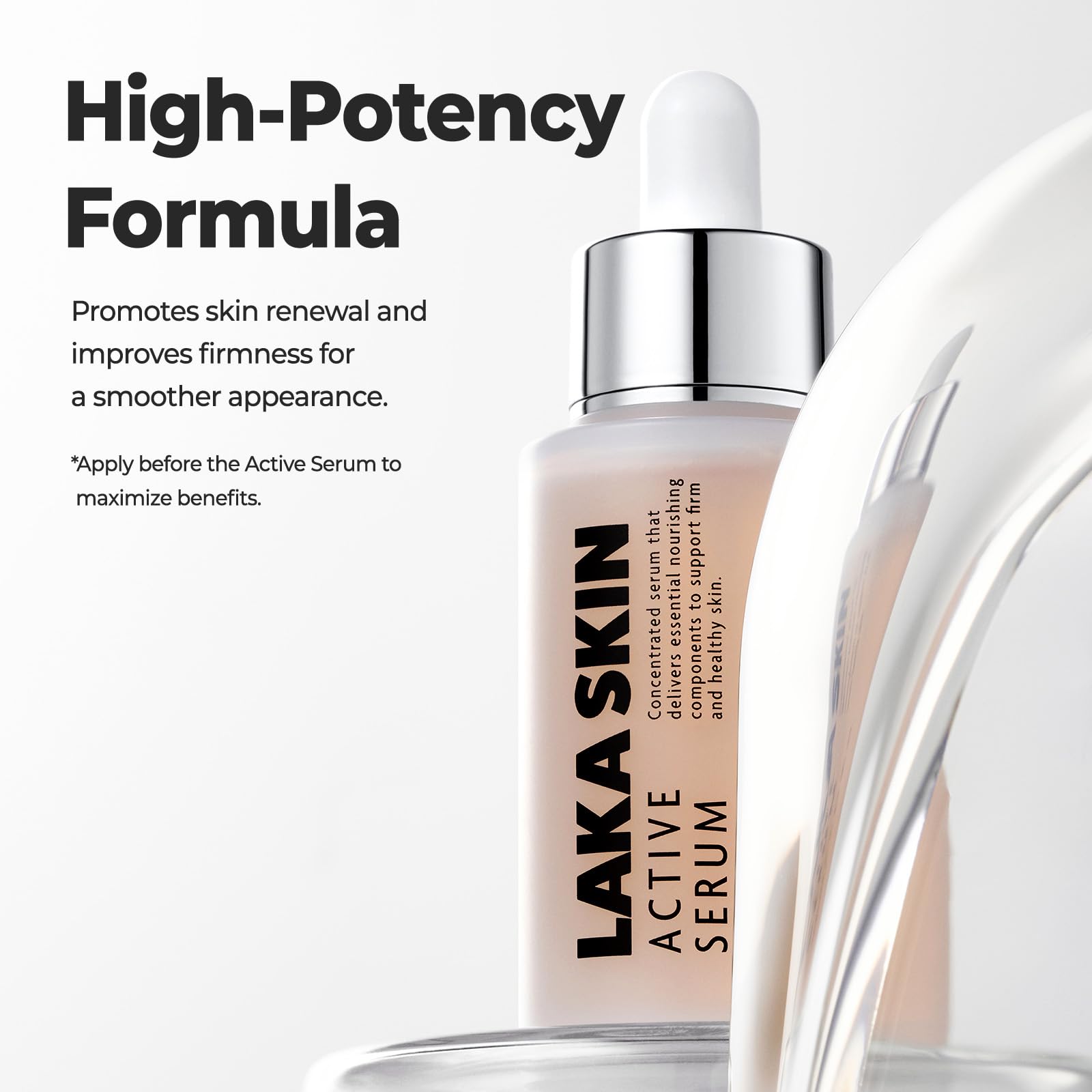 Laka Skin Active Serum – Glutathione, Dual PDRN, Hyaluronic Acid, 30ml