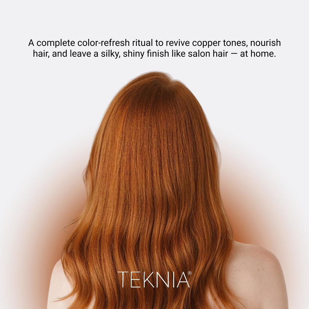 Lakmé Teknia Refresh Saffron Copper Shampoo & Treatment – Full-Size Duo