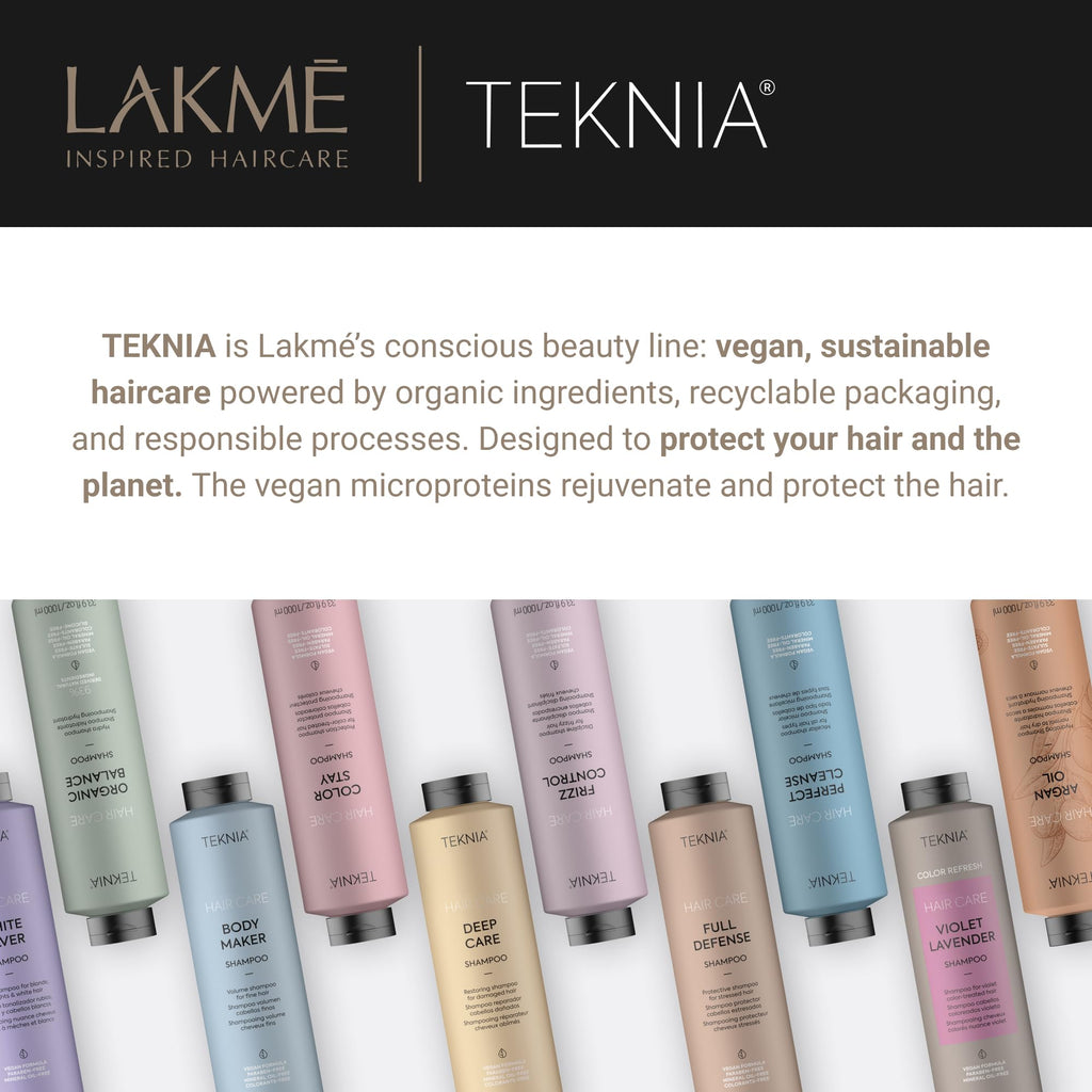 Lakmé Teknia Refresh Saffron Copper Shampoo & Treatment – Full-Size Duo