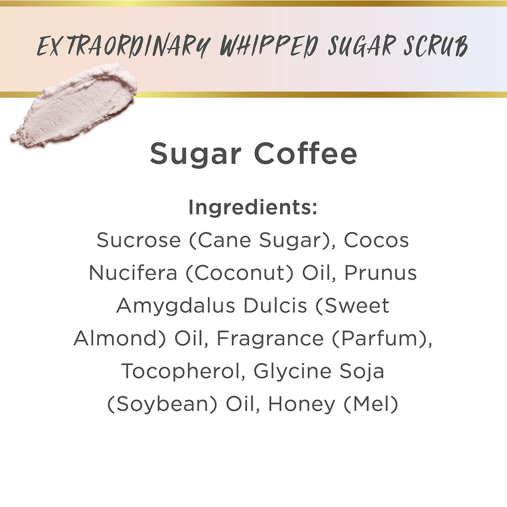 LaLicious Whipped Sugar Scrub - Sugar Coffee, 16 oz