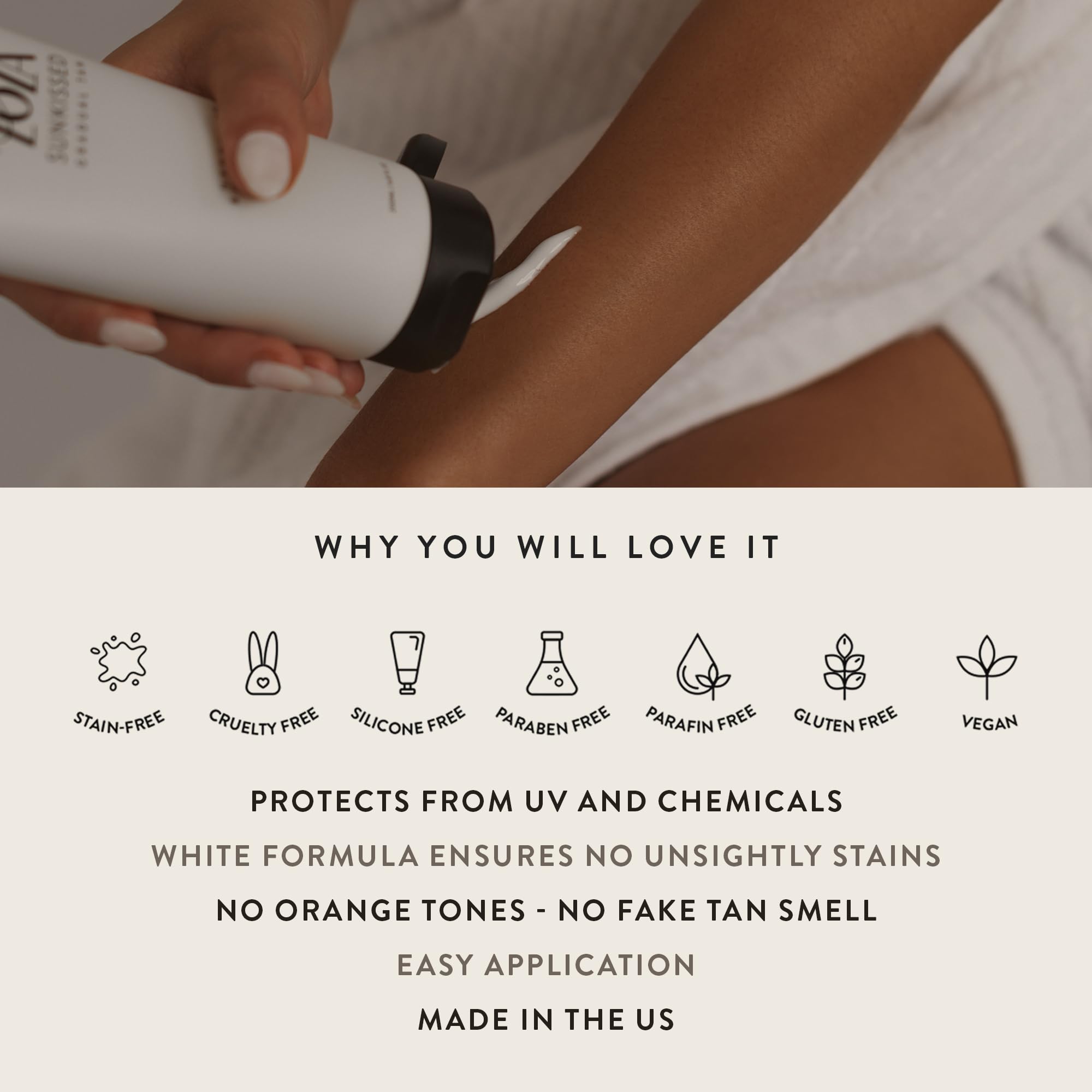 LALOLA Sunkissed Hydrating Self Tanning Lotion | Gluten Free, Vegan, Cruelty Free