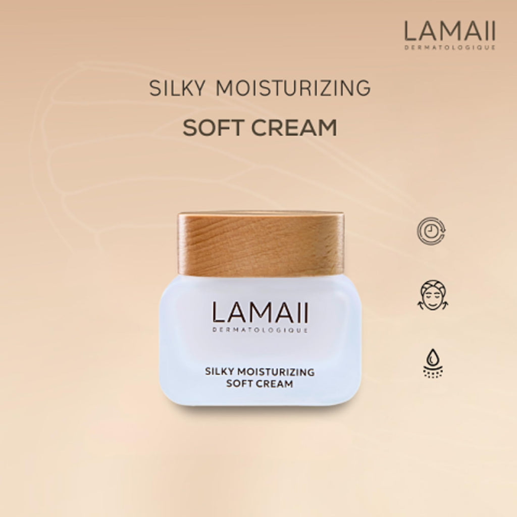 LAMAII Silky Moisturizing Soft Cream – Deep Hydration & Anti-Aging Face Moisturizer (50g)