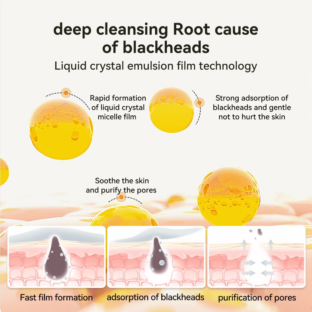 LANBENA Blackhead Mask & Nose Pore Strips — Purifying Peel-Off Mask (1.06 oz)