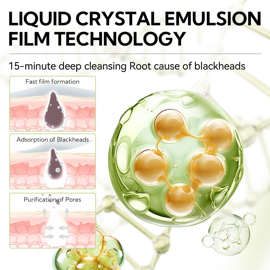 LANBENA Blackhead Remover Nose Strips 60 Pcs | 30 g Mask for Pore Cleansing and Skin Refinement