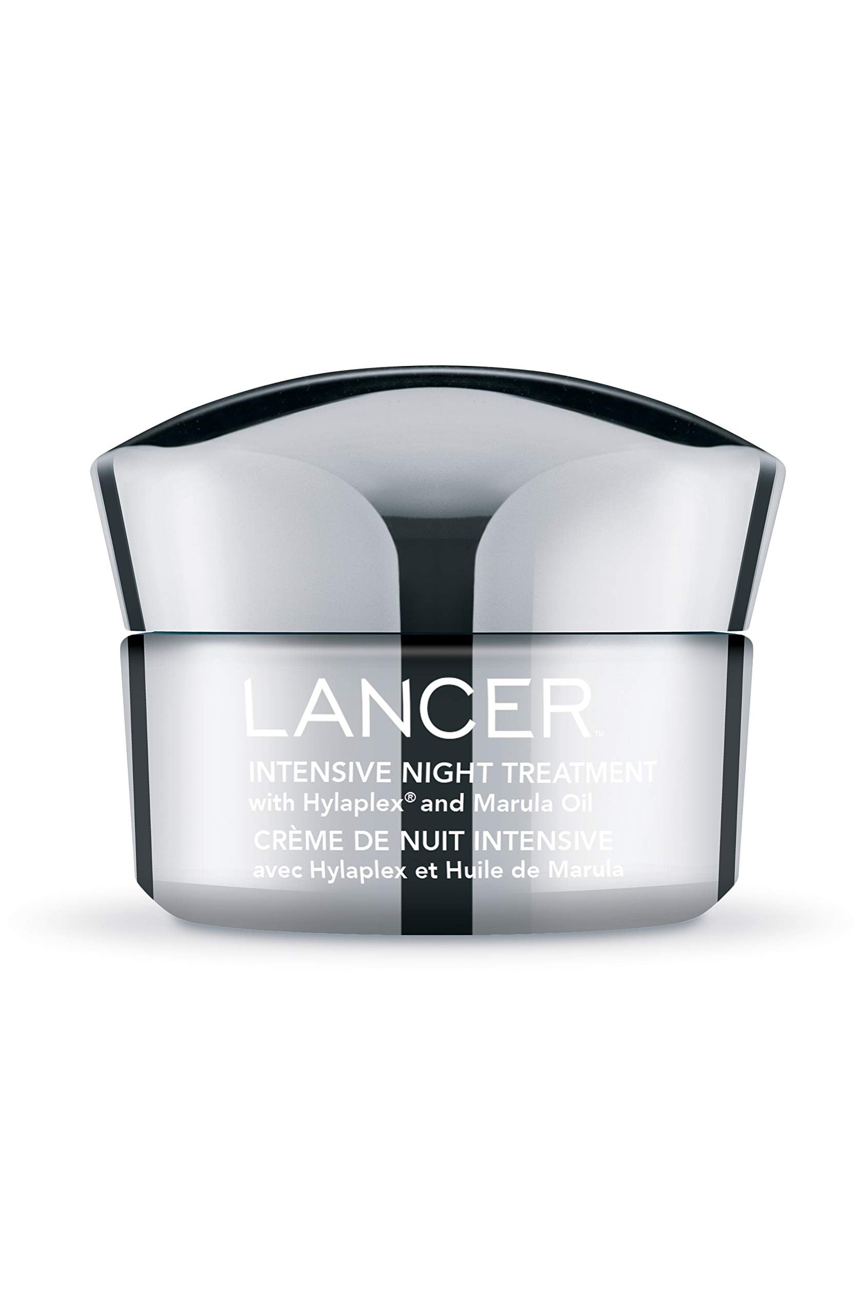 Lancer Intensive Night Treatment with Hylaplex & Marula Oil – Daily Anti-Aging Moisturizer, 1.7 oz