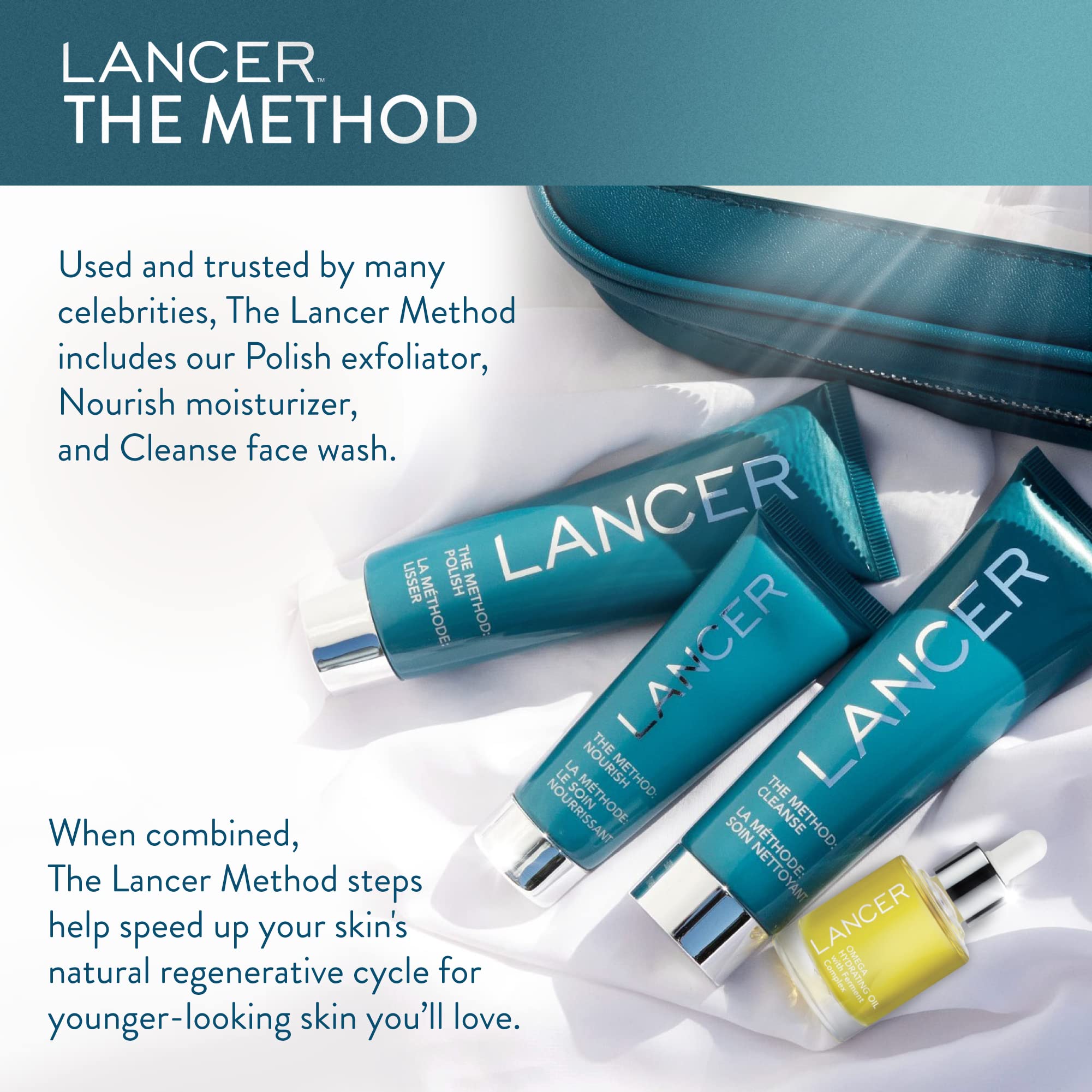 Lancer Omega Hydrating Oil with Ferment Complex & Turmeric – Daily Facial-Oil Serum 1 oz