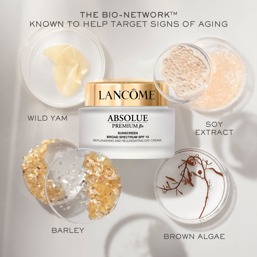 Lancôme Absolue Premium BX Day Cream with SPF 15 – Replenishing Facial Moisturizer