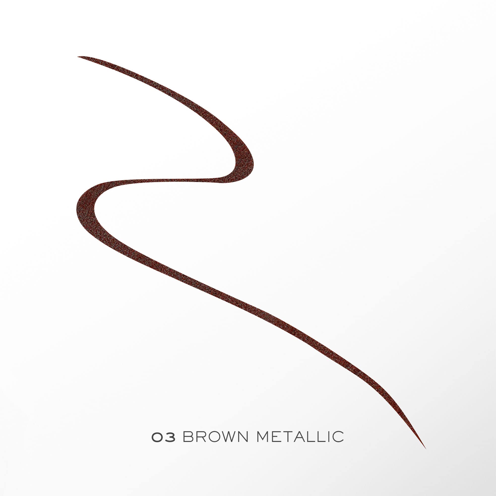 Lancôme Artliner Precision Felt-Tip Liquid Eyeliner – Brown Satin & Brown Metallic Finish