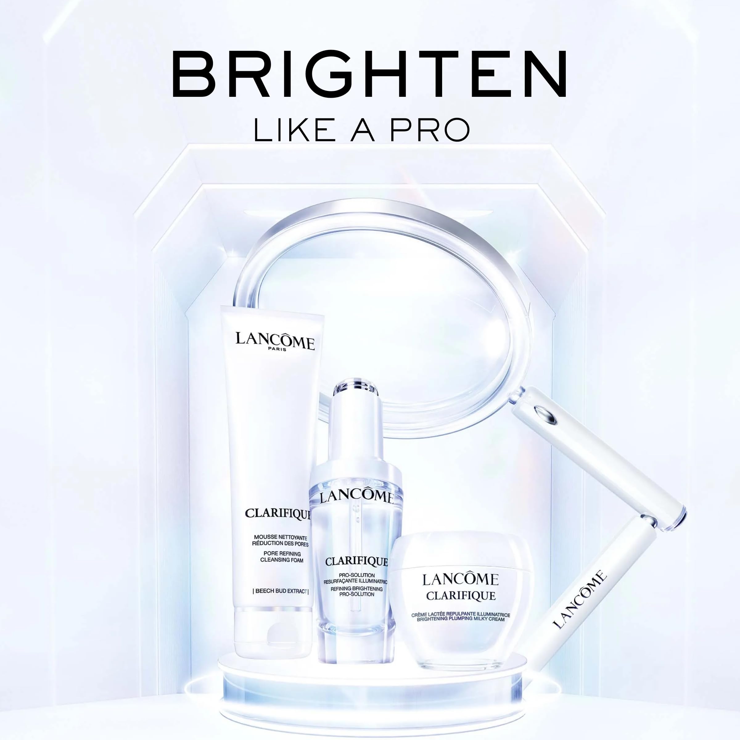 Lancôme Clarifique Milky Cream – Brightening & Hydrating Moisturizer for Oily/Combination Skin | Glass Skin Finish