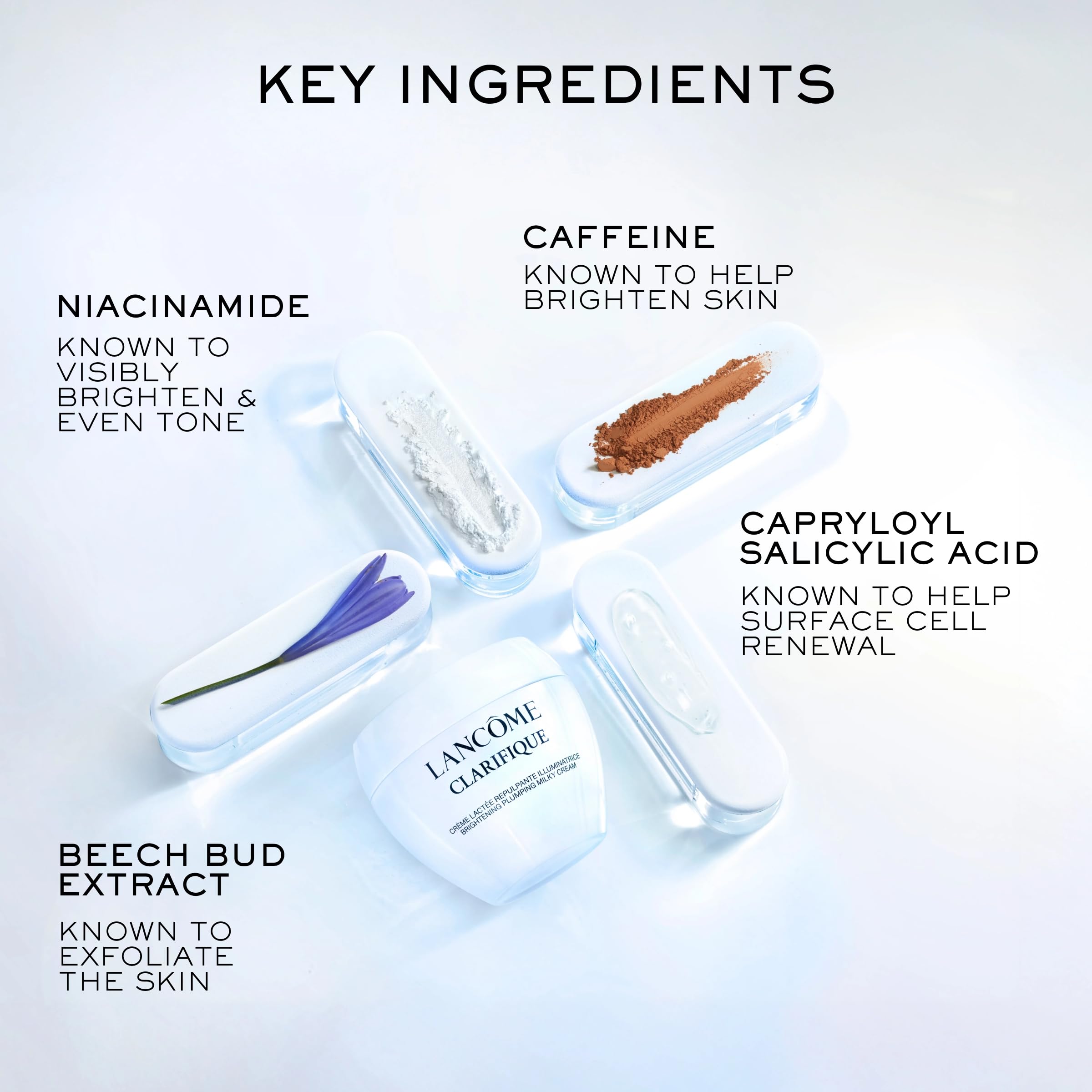 Lancôme Clarifique Milky Cream – Brightening & Hydrating Moisturizer for Oily/Combination Skin | Glass Skin Finish