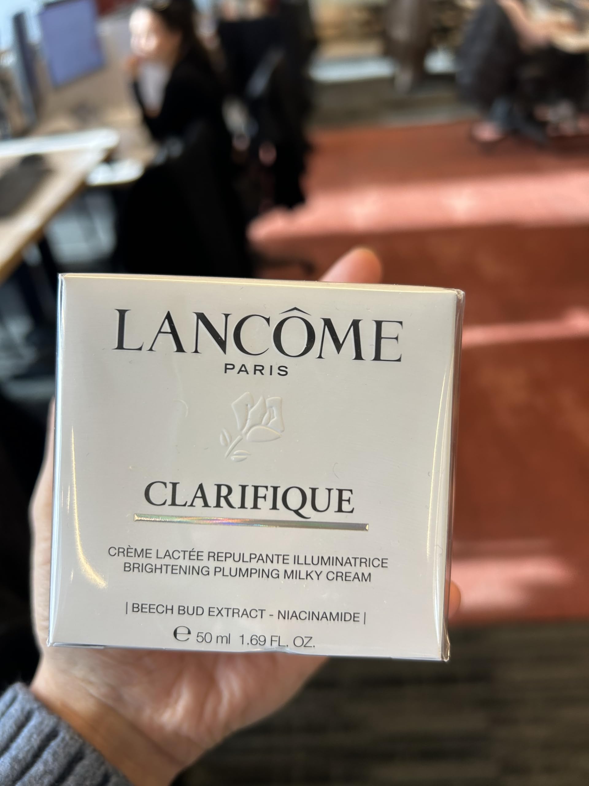 Lancôme Clarifique Milky Cream – Brightening & Hydrating Moisturizer for Oily/Combination Skin | Glass Skin Finish