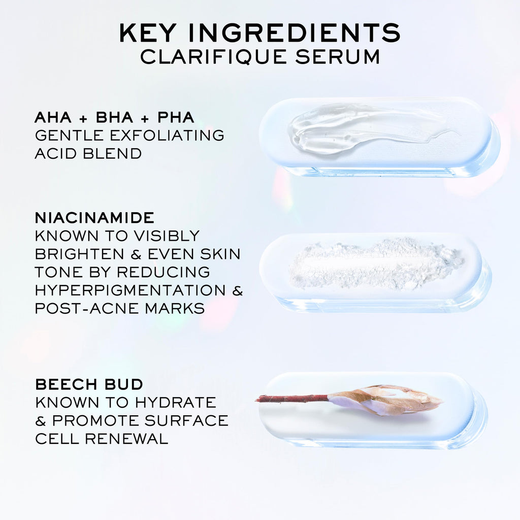 Lancôme Clarifique Brightening Routine Discovery Set – Mini Essence, Full Serum, SPF Primer