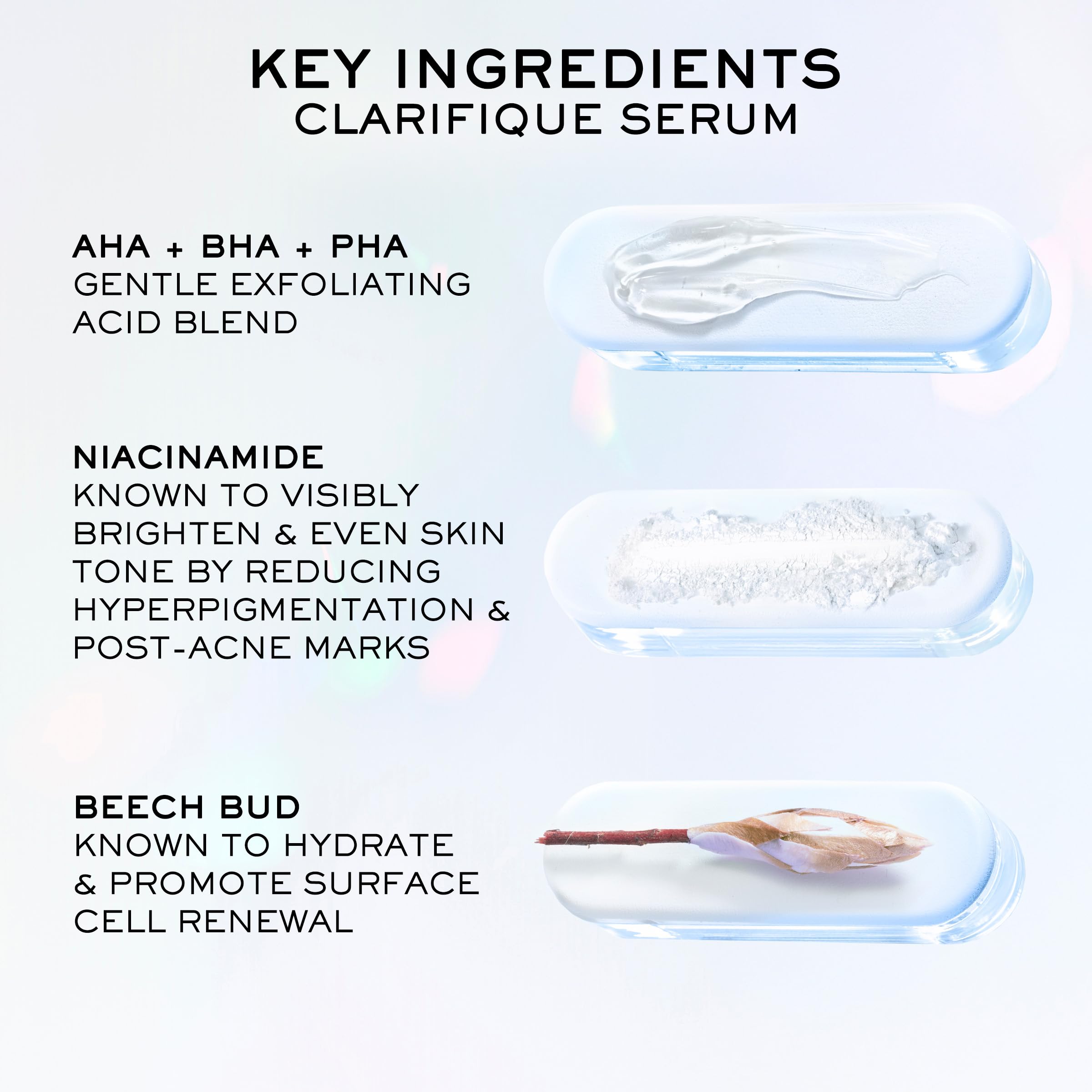 Lancôme Clarifique Brightening Routine Discovery Set – Mini Essence, Full Serum, SPF Primer