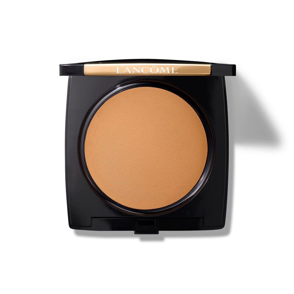 Lancôme Dual Finish Powder Foundation - Natural Matte, Sheer-to-Full Coverage, Longwear | 520 Suede Warm