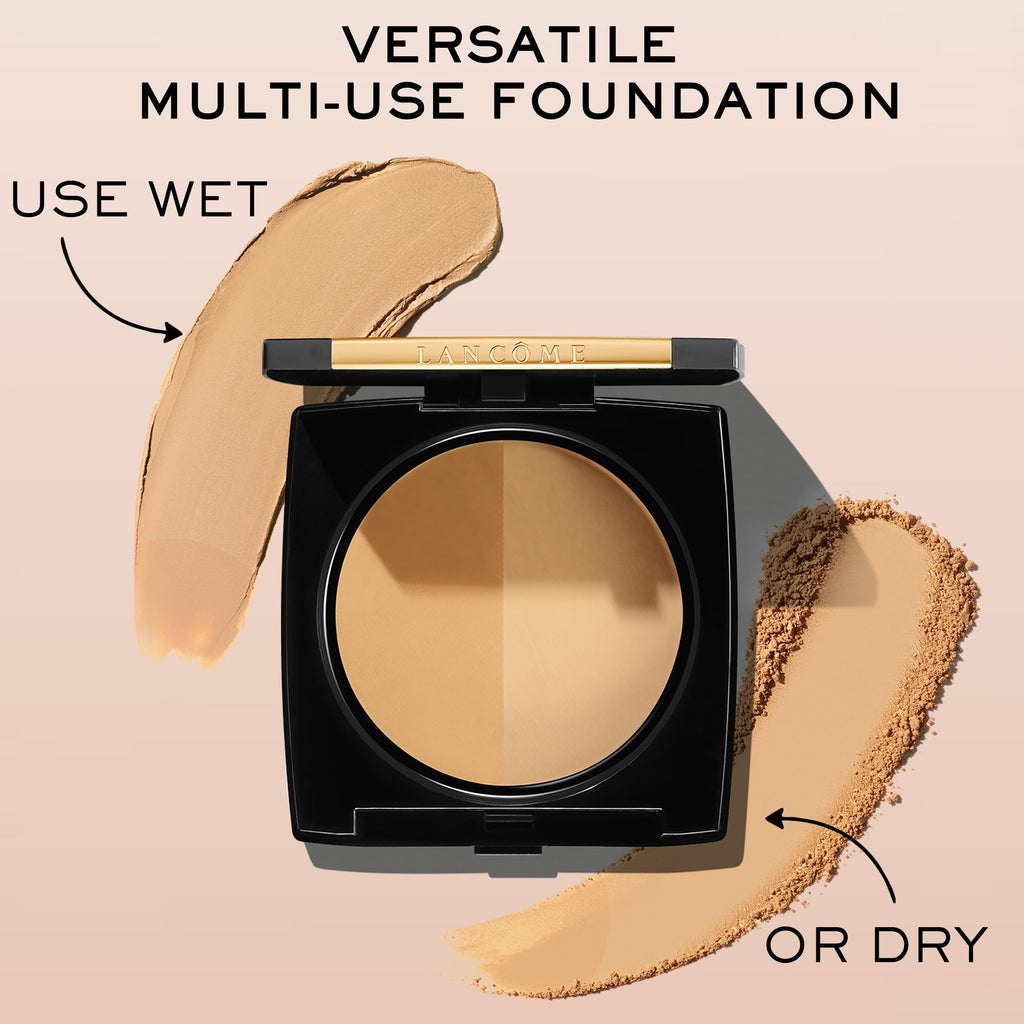 Lancôme Dual Finish Powder Foundation - Natural Matte, Longwear, Sheer-to-Full Coverage | Porcelain Delicate Cool