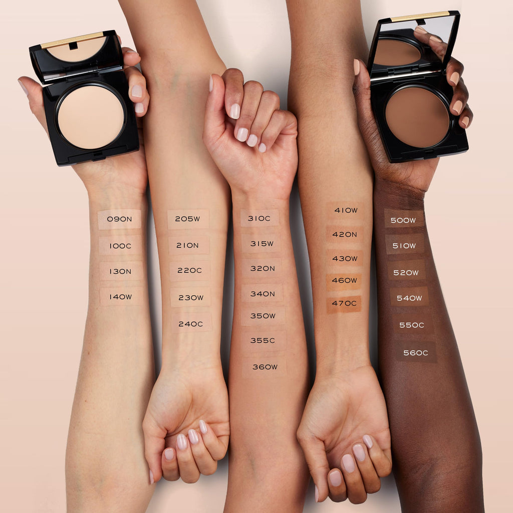 Lancôme Dual Finish Powder Foundation – Natural Matte, Sheer-to-Full Coverage, Longwear, Shine Control | 205 Neutrale II Warm