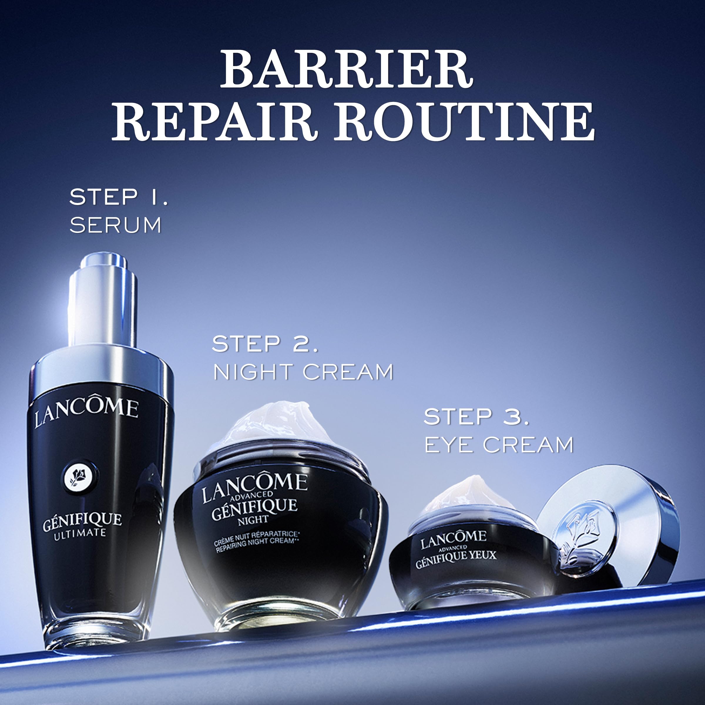 Lancôme Génifique Ultimate Recovery Serum Refillable — Anti-Aging, Hydration & Radiance, 1.69 fl oz