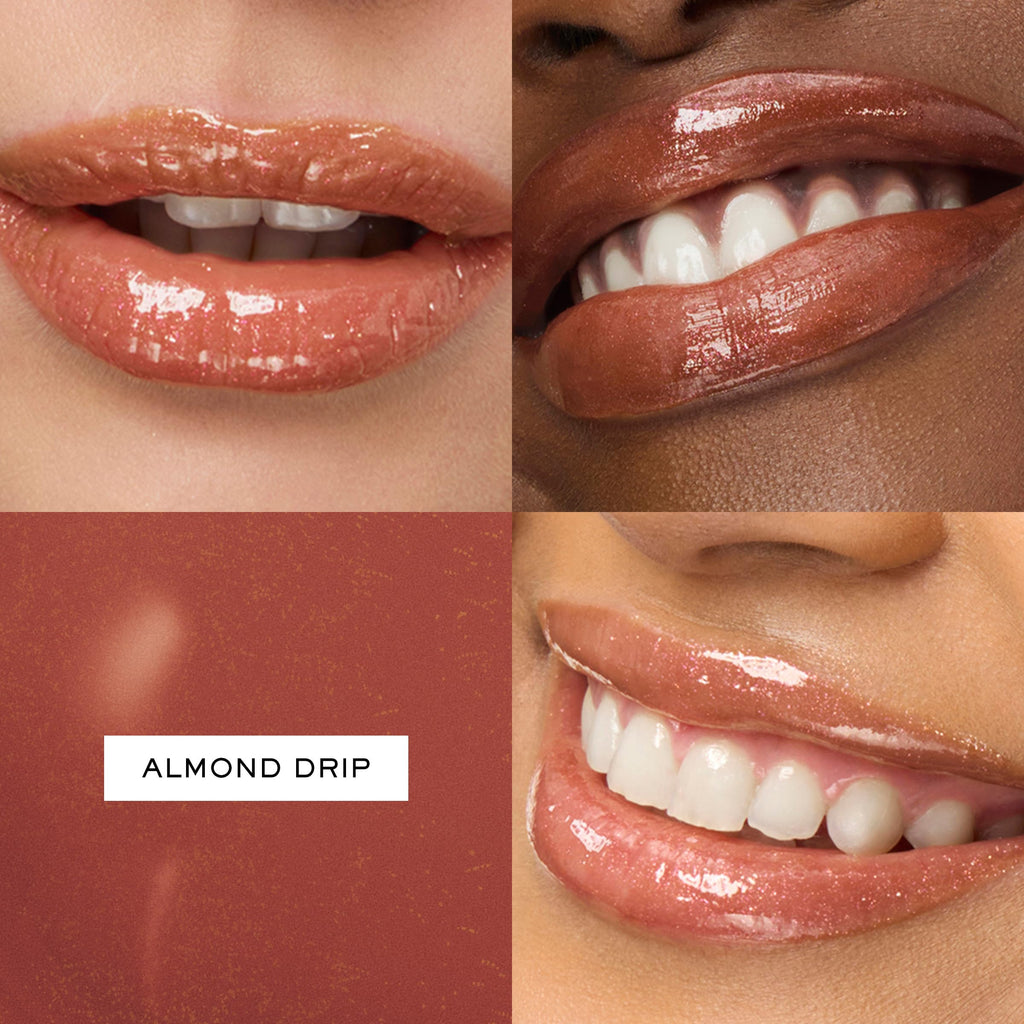 Lancôme Juicy Tubes Lip Gloss – Ultra-Shiny, Hydrating Shine (Almond Drip #16)