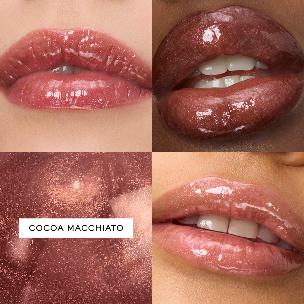 Lancôme Juicy Tubes Lip Gloss – Ultra-Shiny Finish & Hydration, Cocoa Macchiato