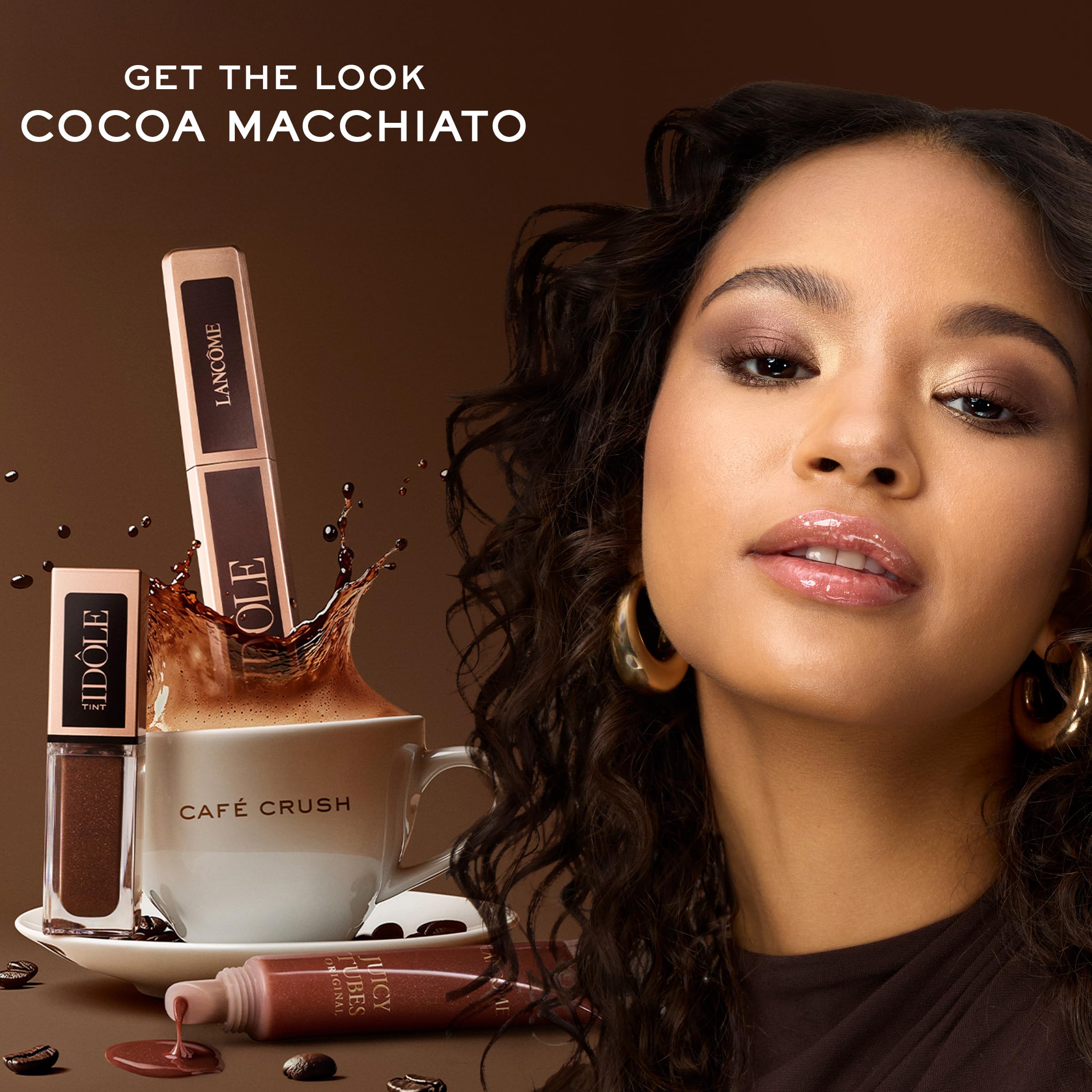 Lancôme Juicy Tubes Lip Gloss – Ultra-Shiny Finish & Hydration, Cocoa Macchiato
