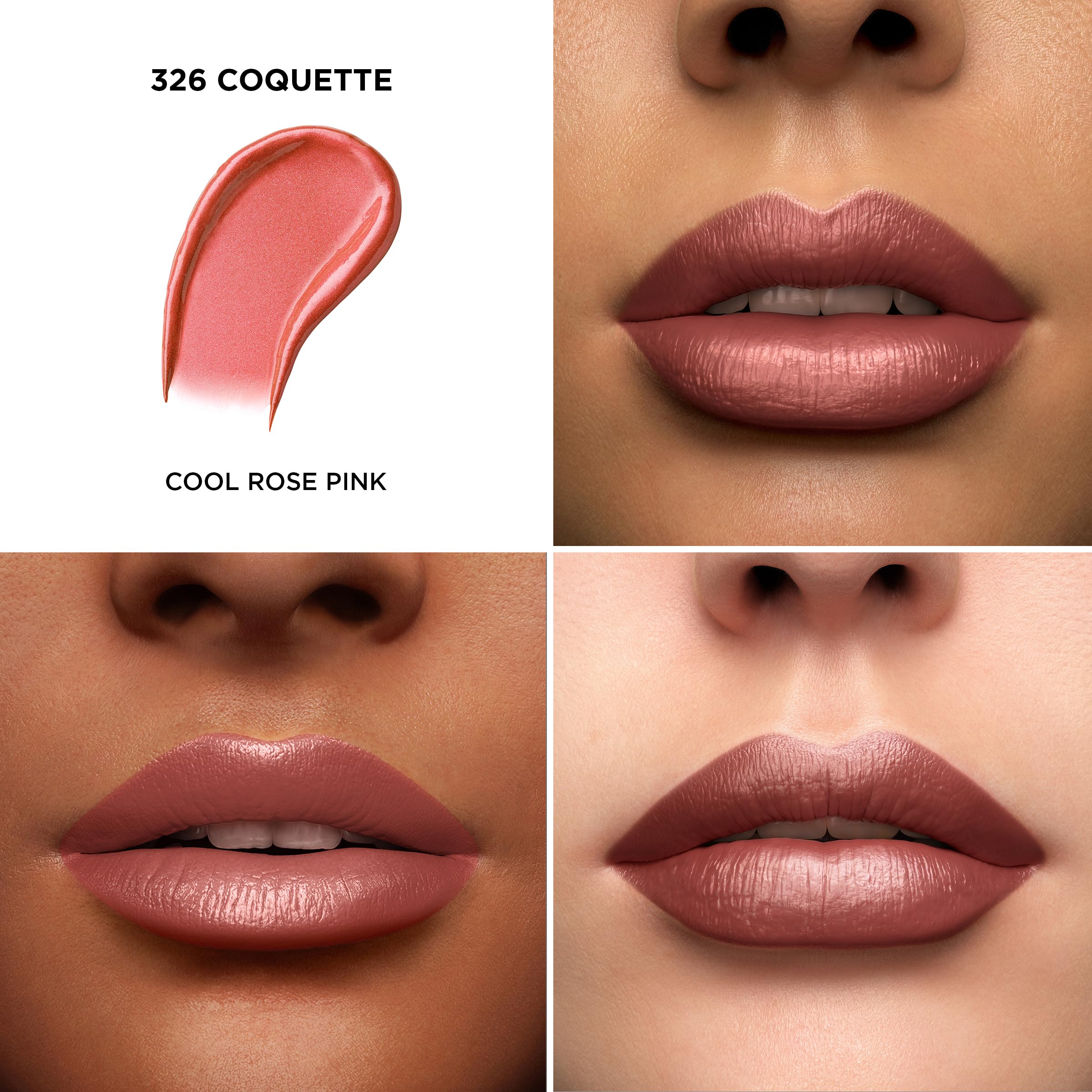 Lancôme L'Absolu Rouge Hydrating Cream Lipstick – Coquette | 18HR Comfort & Smudge-Resistant Finish