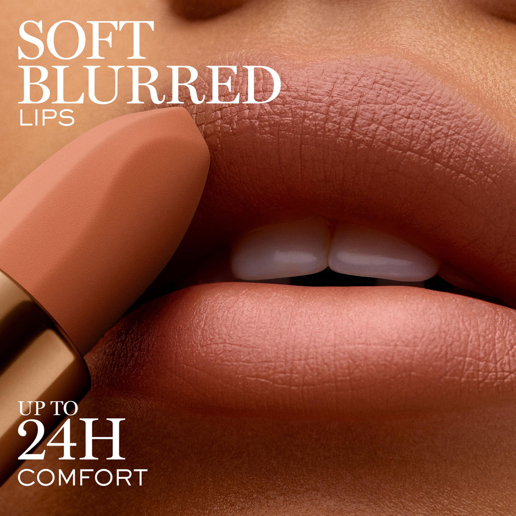 Lancôme L'Absolu Rouge Intimatte Hydrating Matte Lipstick – Buildable Soft Matte Finish, 12H Hydration, 8 Nude Shades
