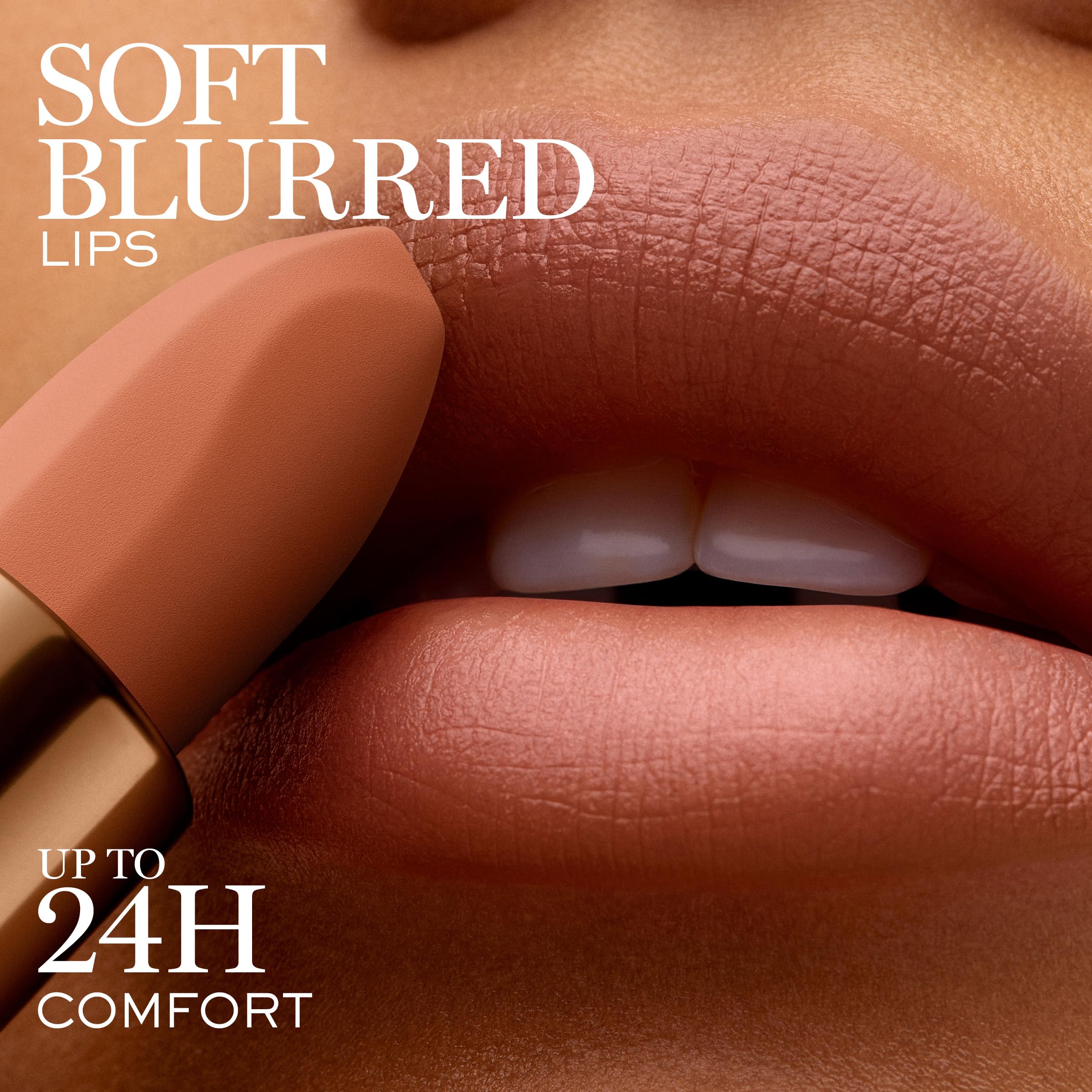 Lancôme L'Absolu Rouge Intimatte Hydrating Matte Lipstick – Buildable Soft Matte Finish, 12H Hydration, 8 Nude Shades
