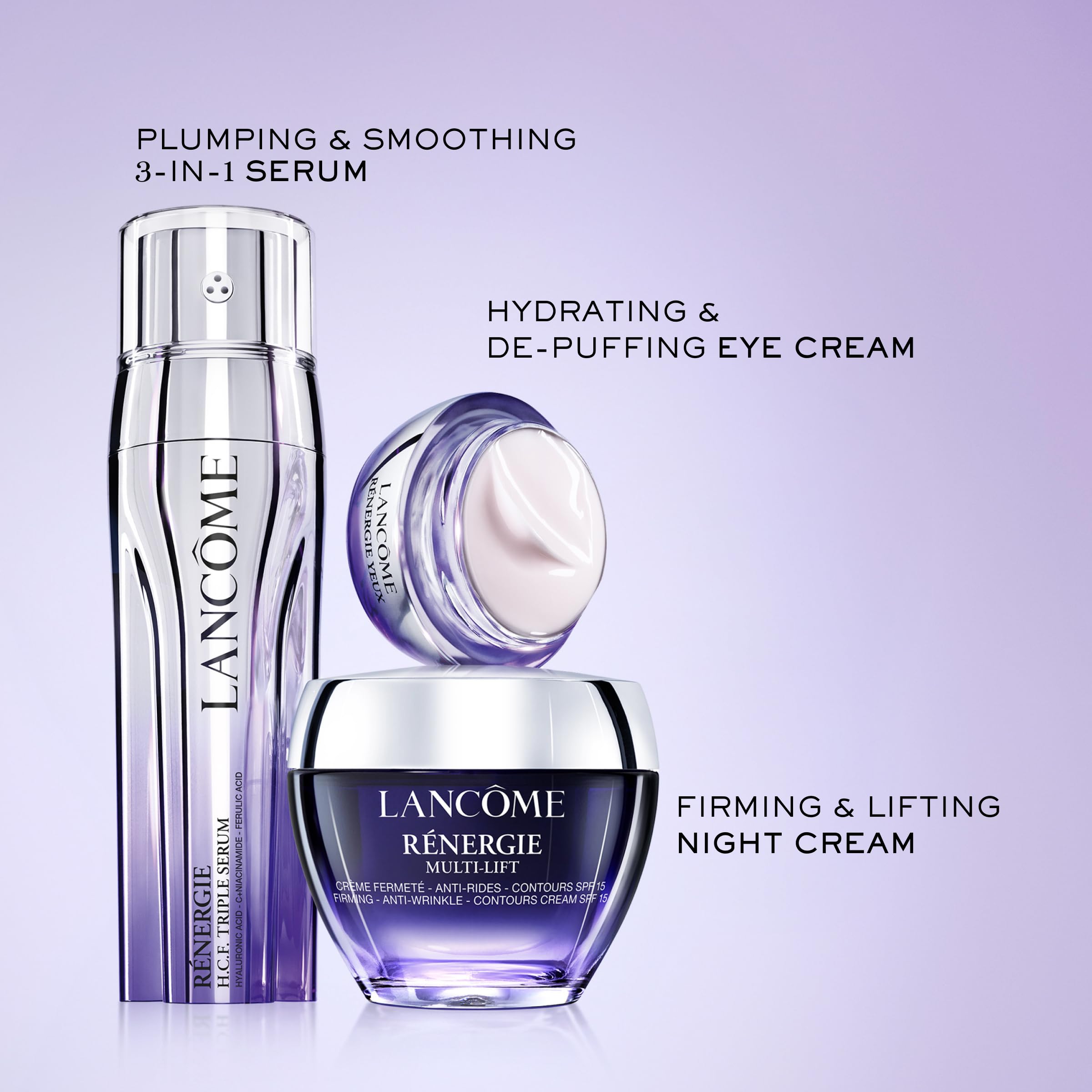 Lancôme Rénergie Lift Multi-Action Night Cream | Anti-Aging Hydrating Lifting Moisturizer - 1.7 oz