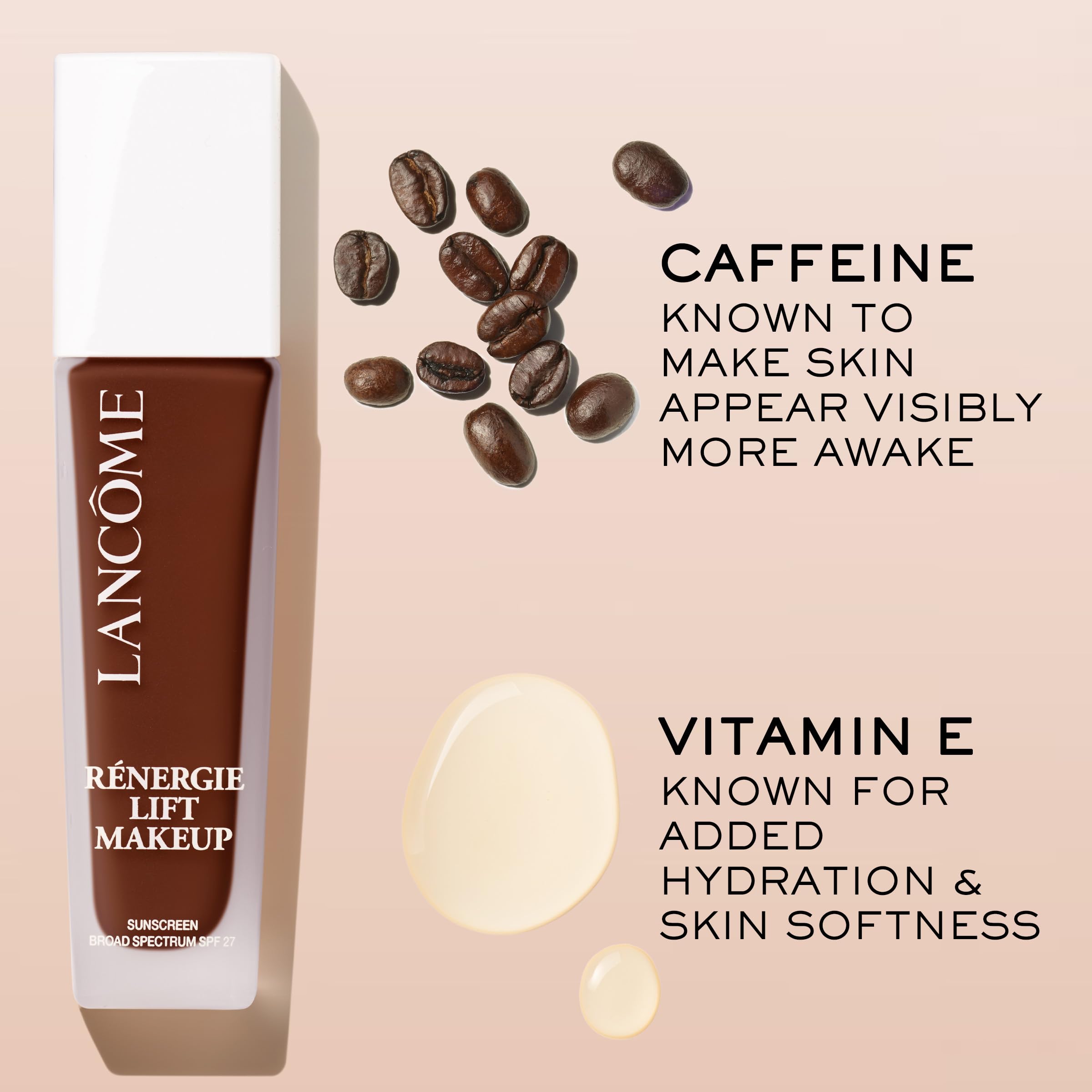 Lancôme Renergie Lift Makeup Foundation – Lightweight Hydrating Medium-Full Coverage SPF 27 | Up to 12H Wear