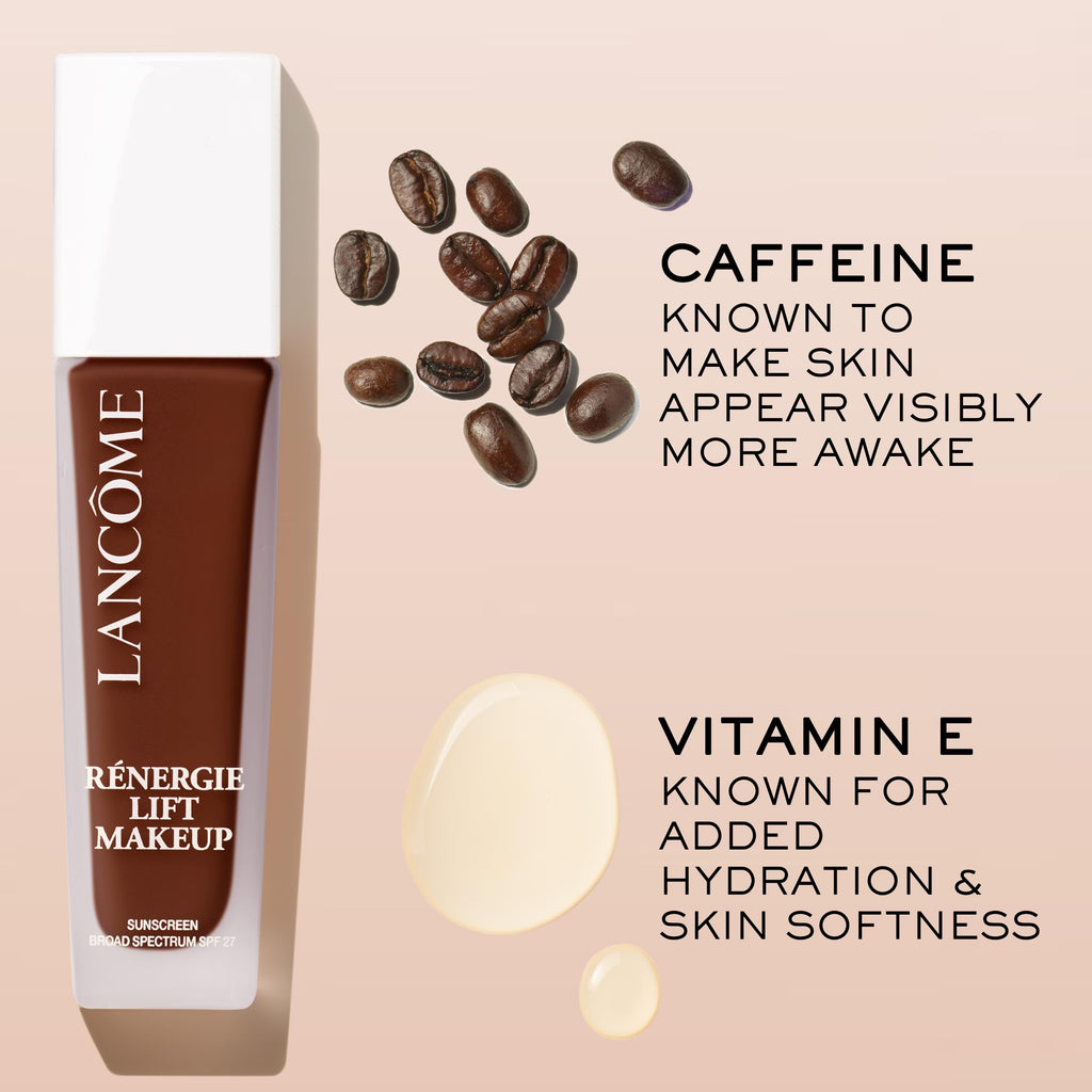 Lancôme Renergie Lift Makeup Foundation – Lightweight Hydration, SPF 27, 12H Wear, Medium to Full Coverage