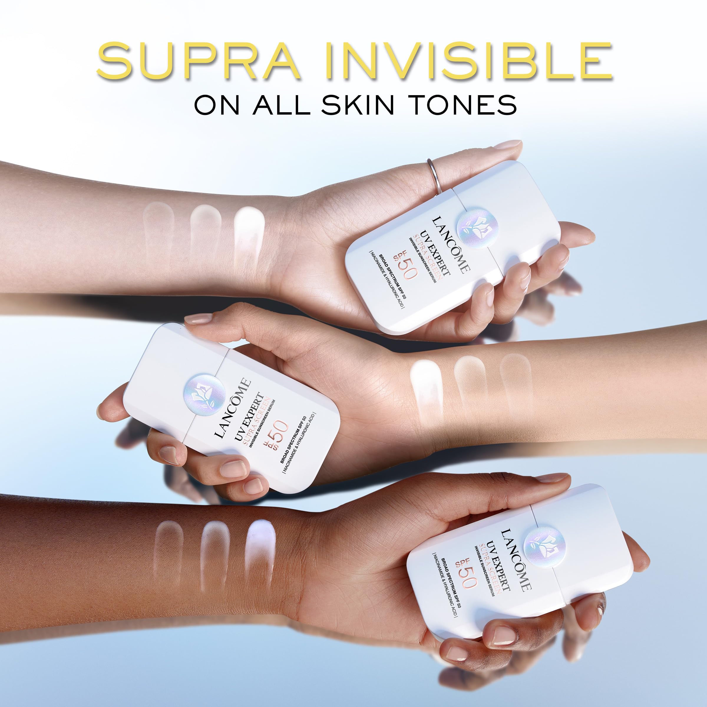 Lancôme Supra Screen Invisible Serum Sunscreen SPF 50+ – Anti-Aging Protection & Hydration