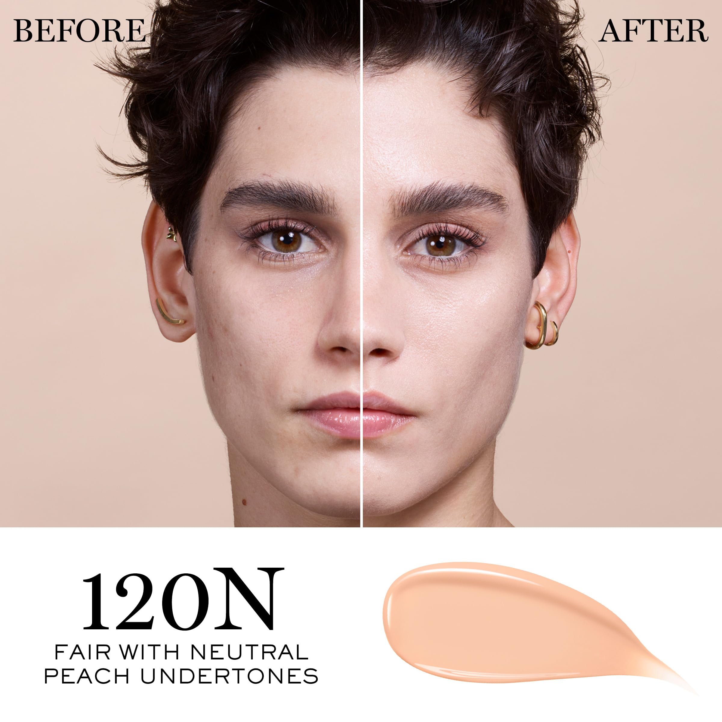 Lancôme Teint Idole Ultra Wear Care & Glow Foundation SPF 27 - 120N | Hydrating, Buildable Coverage