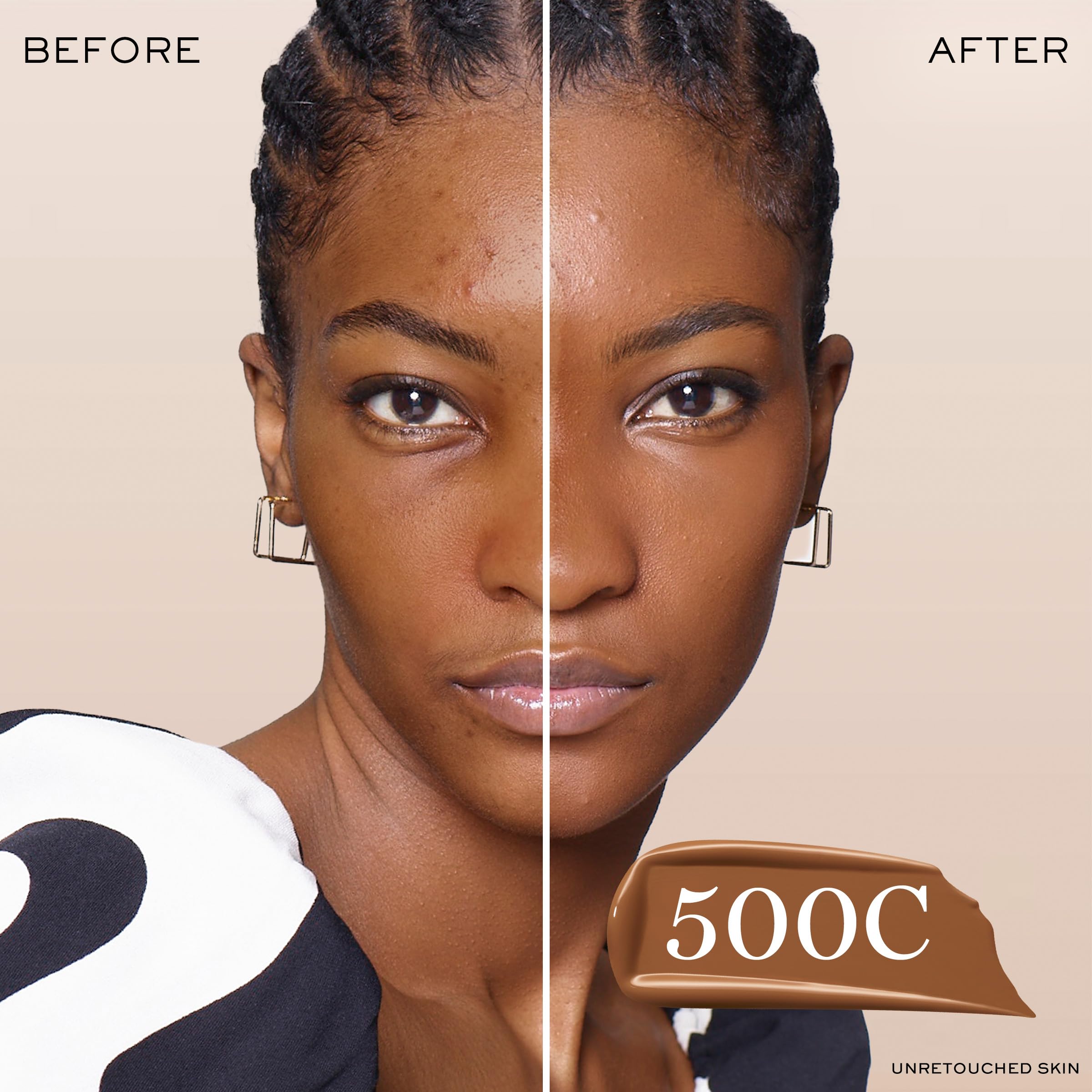 Lancôme Teint Idole Ultra Wear Natural Matte Foundation 500C Deep Skin — Longwear, Hydrating, Waterproof