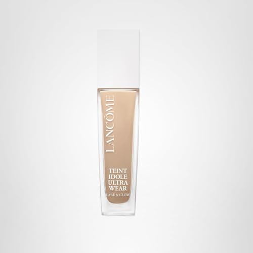 Lancôme Teint Idole Ultra Wear Care & Glow Foundation SPF 27 – Hydrating, Buildable Coverage (Shade 220C)