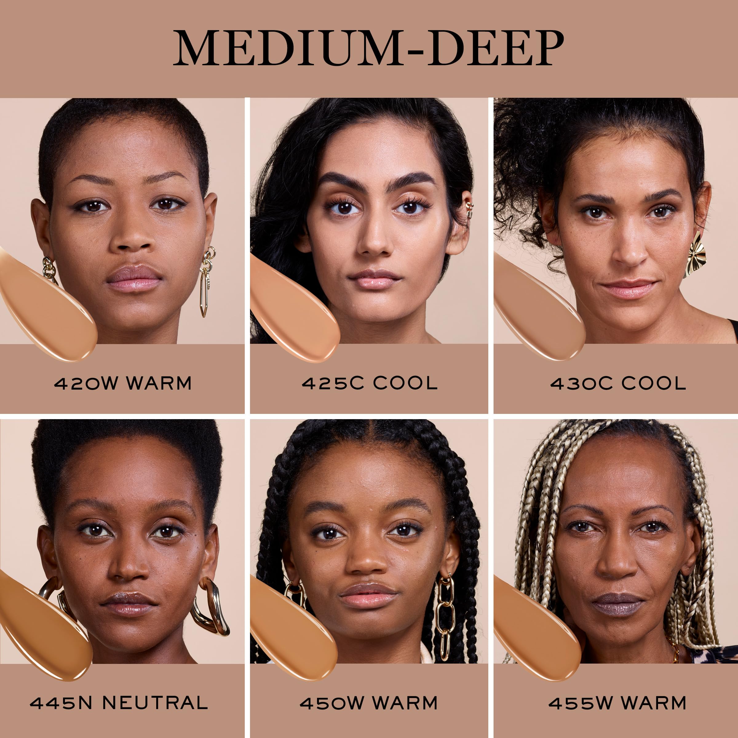 Lancôme Teint Idole Ultra Wear Care & Glow Foundation SPF 27 – Hydrating Longwear, Medium Coverage, Glow Finish (430C)