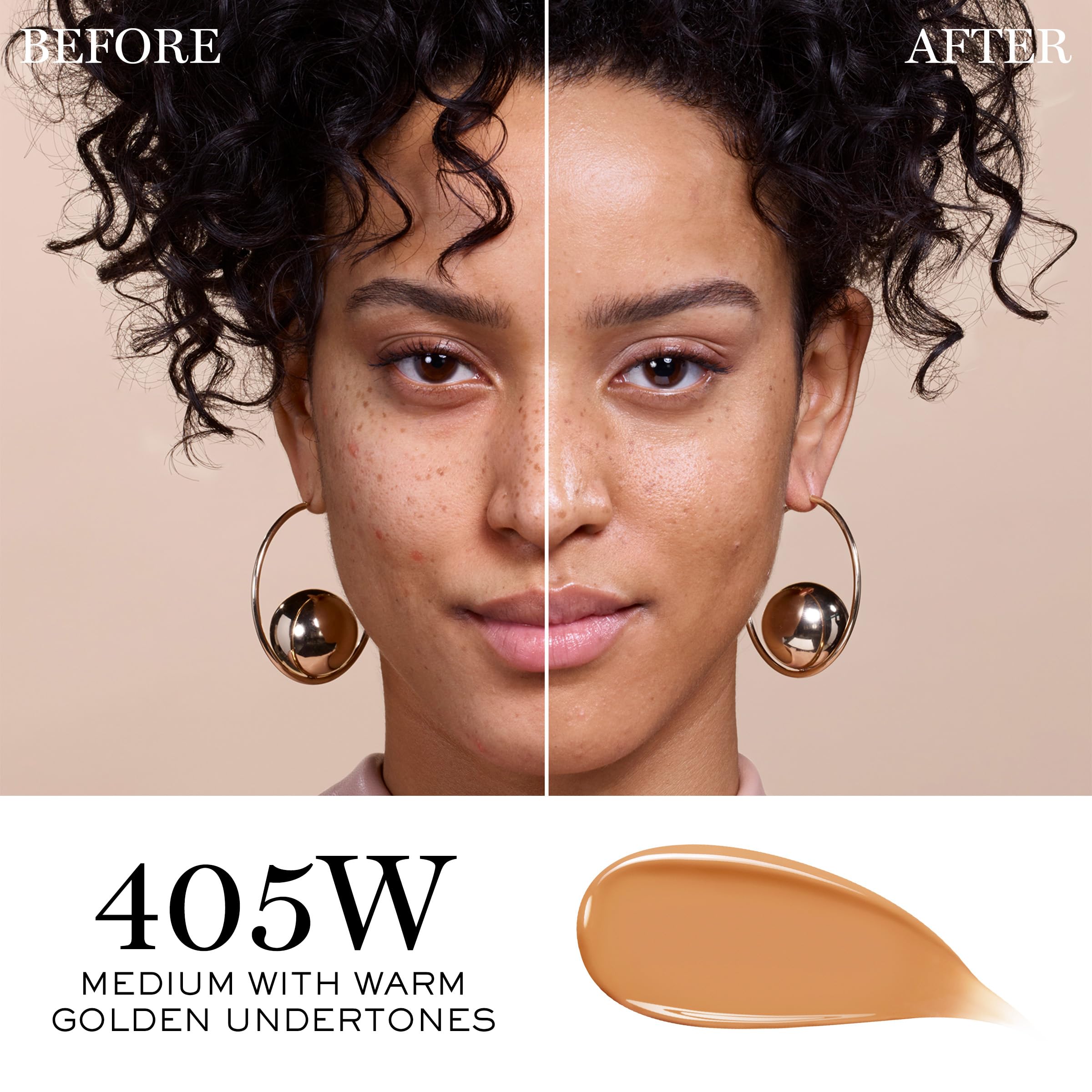 Lancôme Teint Idole Ultra Wear Care & Glow Foundation SPF 27 – Hydrating Medium Coverage (405W)