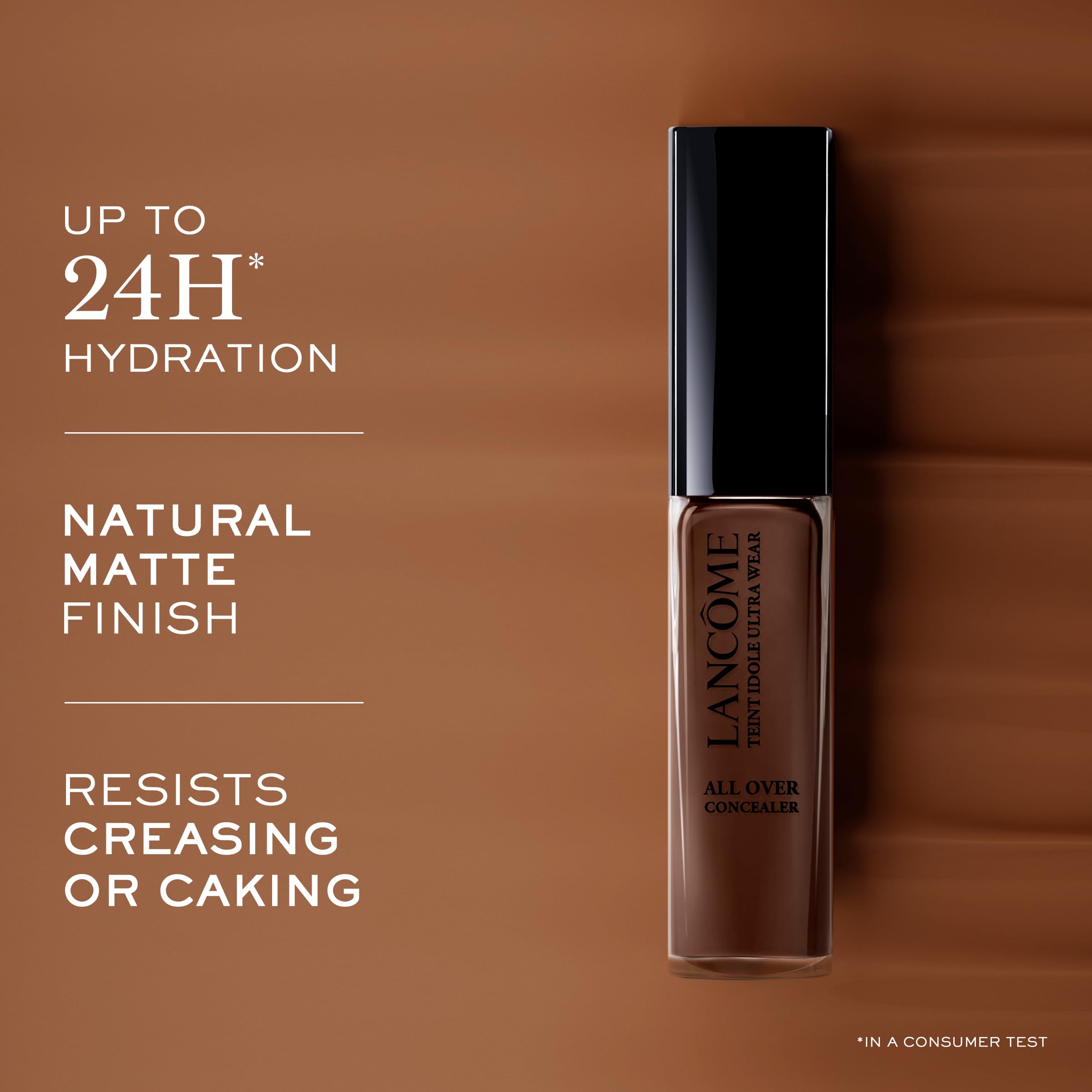 Lancôme Teint Idole Ultra Wear Full Coverage Concealer – Natural Matte Finish, 24H Wear, 415 Bisque Warm