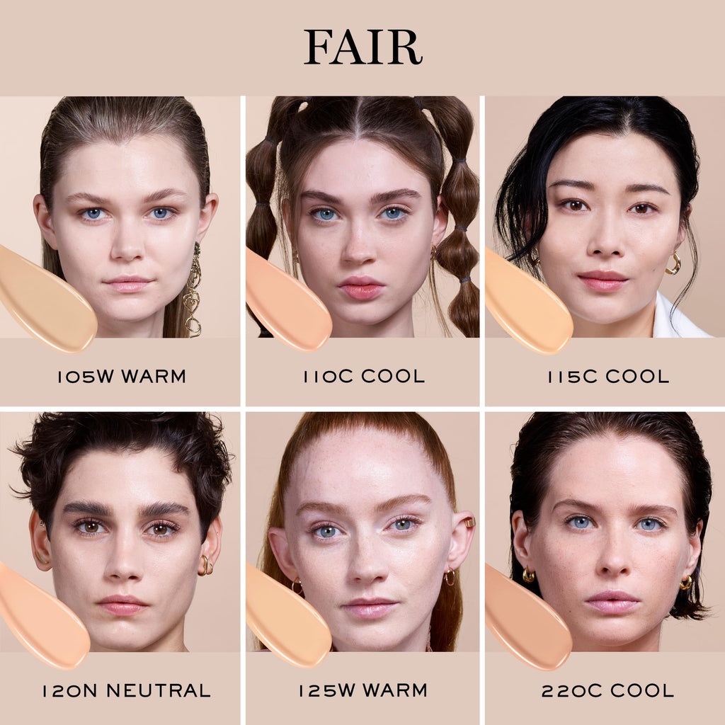 Lancôme Teint Idole Ultra Wear Care & Glow Foundation SPF 27 – Hydrating, Buildable Coverage (105W)