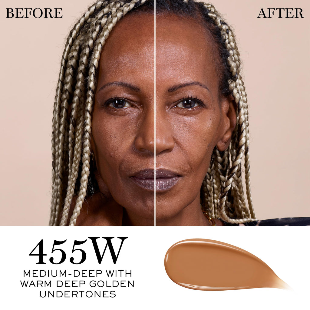 Lancôme Teint Idole Ultra Wear Foundation SPF 27 – Hydrating Glow, Medium Buildable Coverage (455W)