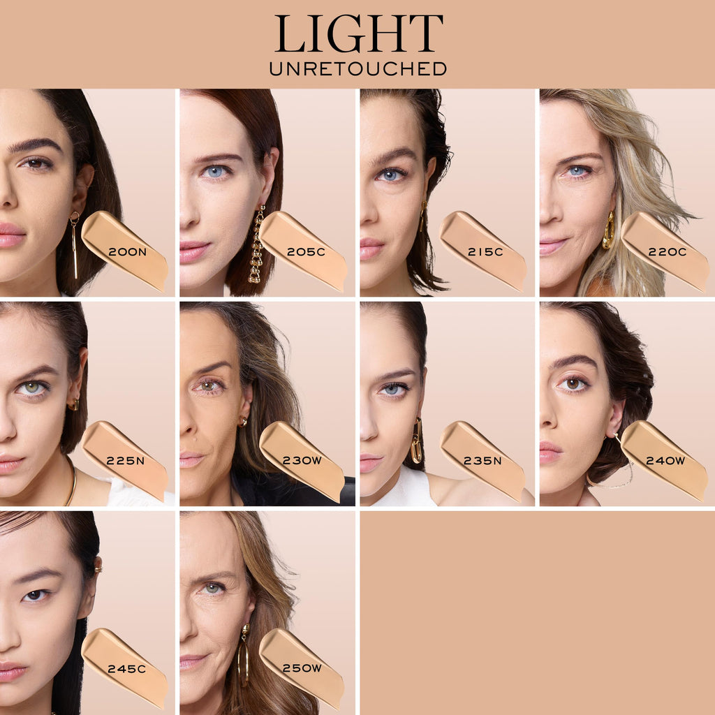 Lancôme Teint Idole Ultra Wear Natural Matte Foundation – 24HR Coverage, Hydration, Waterproof (200N Light)