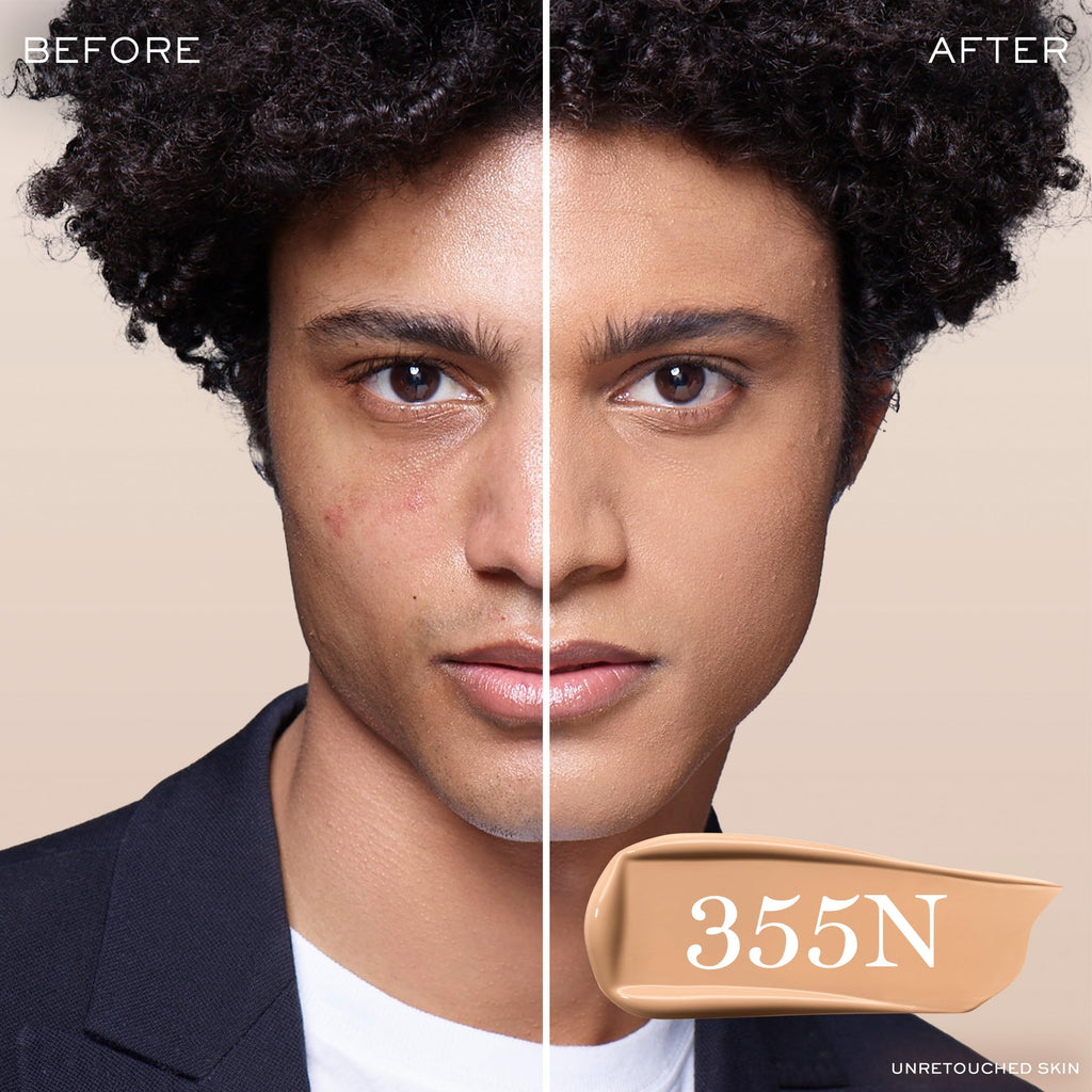 Lancôme Teint Idole Ultra Wear Natural Matte Foundation – 24H, Hydrating, Waterproof, 355N (Medium, Neutral/Peach) | 1 oz