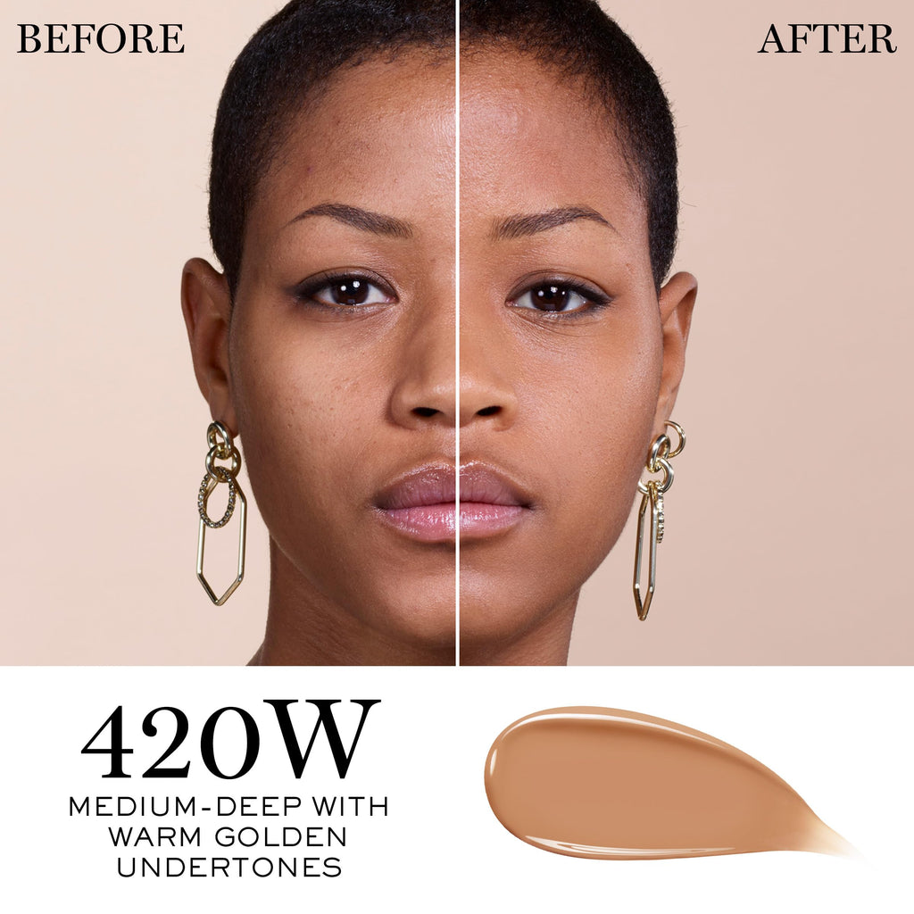 Lancôme Teint Idole Ultra Wear Care & Glow Foundation SPF 27 – Hydrating Medium Coverage 420W